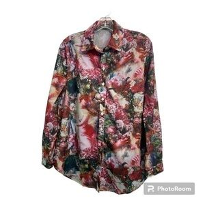 Prettylittlething Renaissance Oversized Shirt size 4